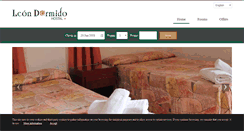 Desktop Screenshot of hostalrural-leondormido.com