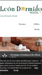 Mobile Screenshot of hostalrural-leondormido.com